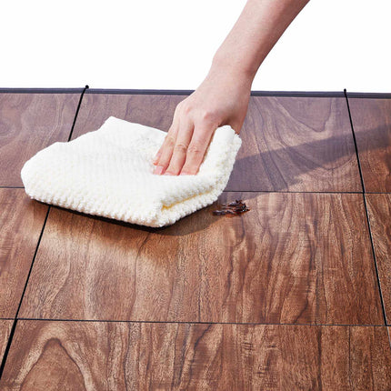 Interlocking Dance Floor Tiles, Cushioned, 9 Pack, 12.4 In