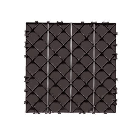 Interlocking Deck Tiles, 10 Pack 12x12, Waterproof PP