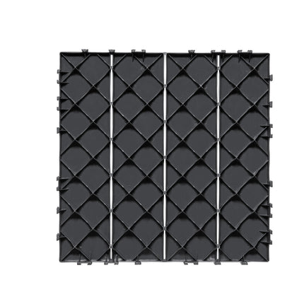 Interlocking Deck Tiles, 54-Pack, 12x12 Waterproof, Dark Gray
