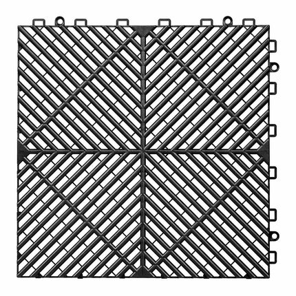 Interlocking Drainage Floor Tiles, PP, 310 mm, 50 Pack