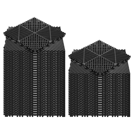 Interlocking Drainage Floor Tiles, PP, 310 mm, 50 Pack