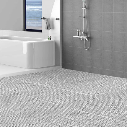 Interlocking Drainage Floor Tiles, PVC Non-Slip, 12-Pack