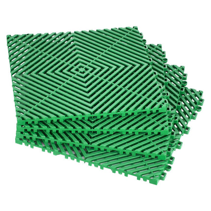 Interlocking Drainage Non-Slip Floor Tiles, 50 Pack 12 x 12 in