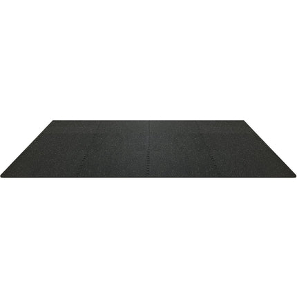 Interlocking Gym Floor Mats, 12-Pack, 12.7 mm Thick