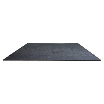Interlocking Gym Floor Mats, 12 Tiles, 25 x 25 in, 0.56 in Thick