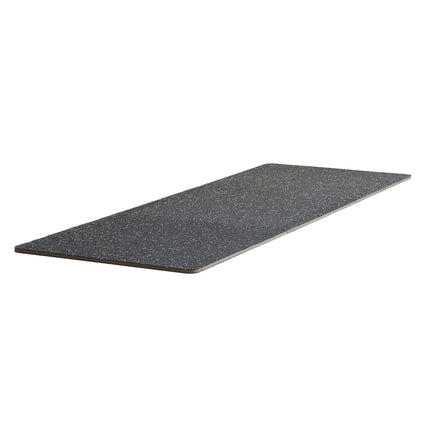 Interlocking Gym Floor Mats, 12 Tiles, 25 x 25 in, 0.56 in Thick