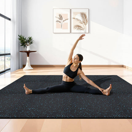 Interlocking Gym Floor Mats, 24-Pack, 10 mm EVA Foam