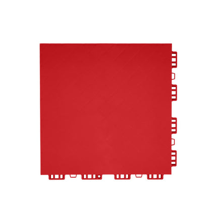 Interlocking Hockey Training Tiles, 12x12 in, 8-Pack Red