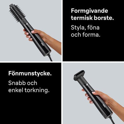 Iontový horkovzdušný kulmofén 700W, 2 stupně ohřevu, 2 nástavce