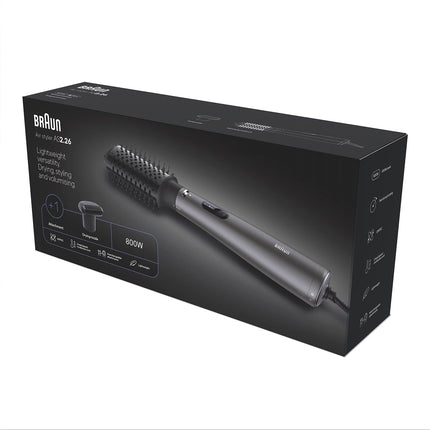 Iontový horkovzdušný kulmofén 800W, 2 nástavce