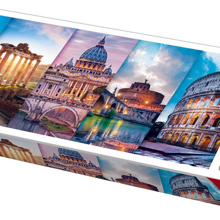 Panoramatické puzzle Itálie, 500 dílků, zábava pro každý věk