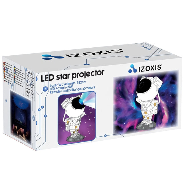 Izoxis 21857 LED hvězdný projektor astronaut