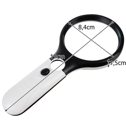 Izoxis 22670 lupa s LED osvětlením