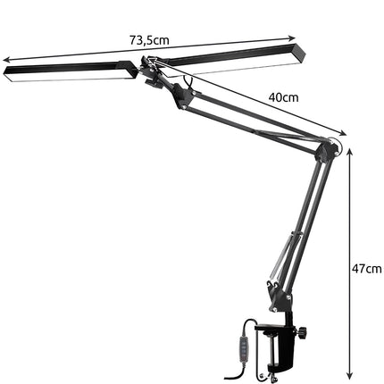 Izoxis 24223 stolní lampa na rýsování