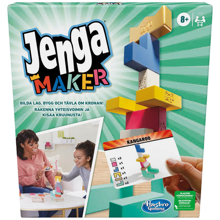 JENGA Maker společenská hra ve finštině a švédštině