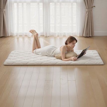 Japanese Tatami Mattress Twin, Foldable 9-Layer, Bag