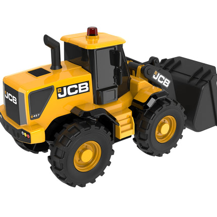 JCB kolový nakladač se světlem a zvukem, 15 cm
