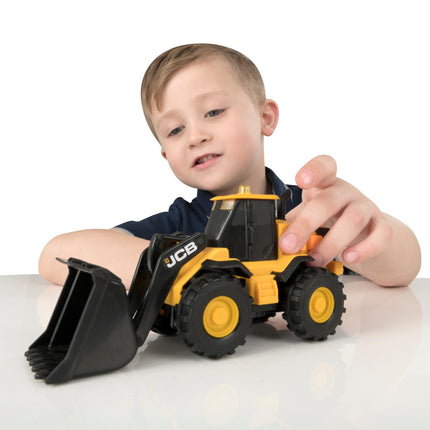 JCB kolový nakladač se světlem a zvukem, 15 cm
