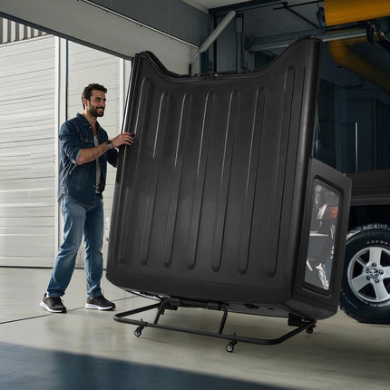 Jeep Wrangler Hardtop Storage Cart With Casters, TJ JK JL
