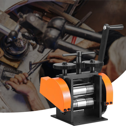 Jewelry Rolling Mill 45mm, 3-in-1, 0–6mm Adjust