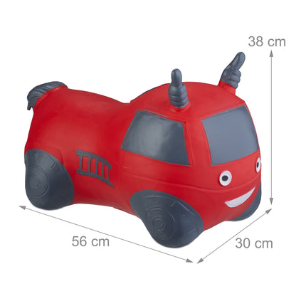 Skákací hasičské auto