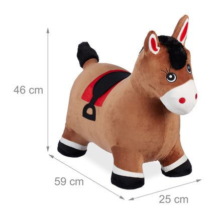 Skákací kůň s čepicí
