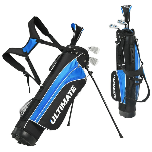 Junior golfclubset, 5-delig met tas, voor kinderen van 8-10 jaar.