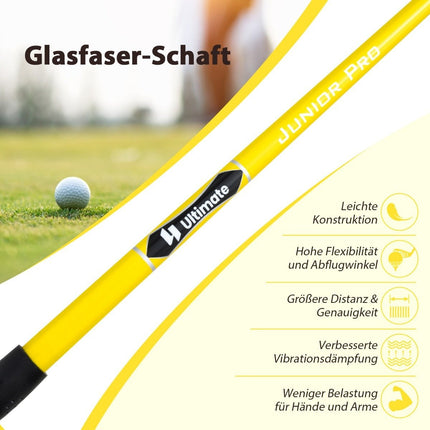 Juniorské golfové fairway dřevo č. 3, 34"" sklolaminátový shaft, RH