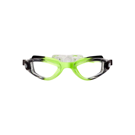 Junior Swimming Goggles, Black/Green, Anti-Fog Lens
