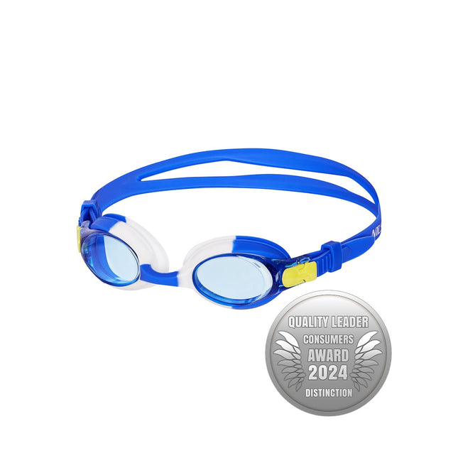 Junior zwembril, blauw, anti-condens, UV-bescherming