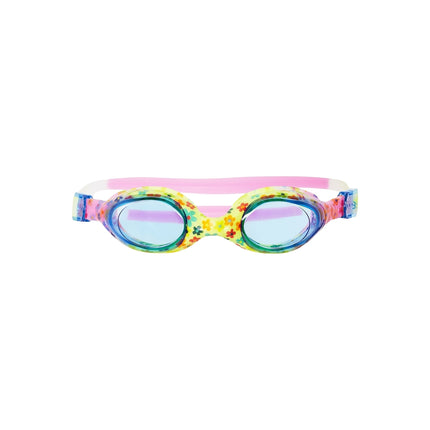 Dětské plavecké brýle, modré květiny, skla proti zamlžení