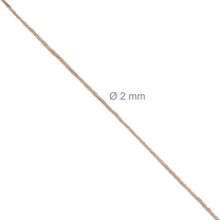 Jutová šňůra 2 mm x 400 m