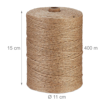 Jutová šňůra 2 mm x 400 m