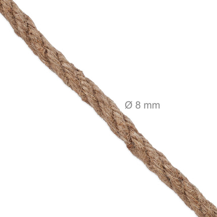 Jutové lano 8 mm x 40 m