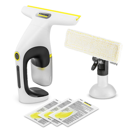 Karcher WV 1 Compact Care+ Window Vacuum with Spray Bottle, 25 Min Runtime