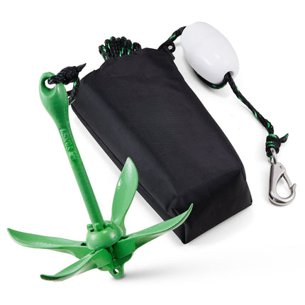 Kayak Anchor Kit, 3.5 lb Folding Anchor, 26 ft Rope