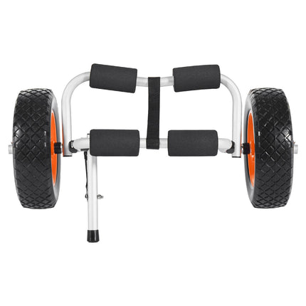 Kayak Cart, 90 kg Foldable Trolley, 10 in Solid Wheels