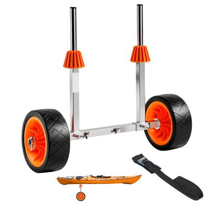 Kayak Cart Dolly, 250 lb Capacity, 7.5 in Solid Tires