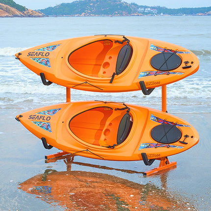 Kayak Storage Rack, Freestanding Steel Stand for 4, 220 lb