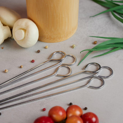 Nerezové jehly na kebab, 30 ks