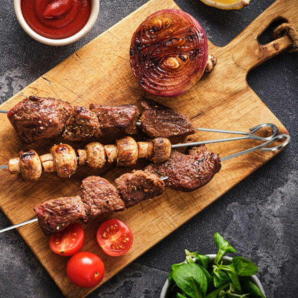 Nerezové jehly na kebab, 30 ks