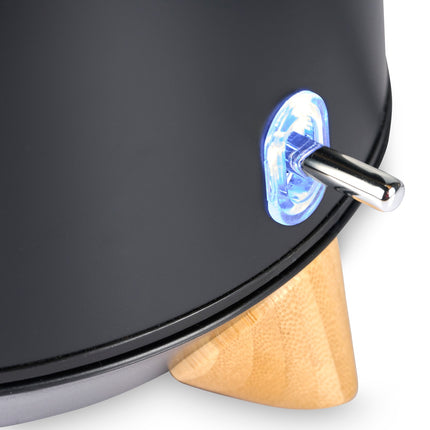 Rychlovarná konvice bambus, luxusní unikátní design 1.7L 3000Watt 236061