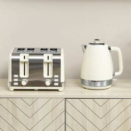 Sada rychlovarné konvice a toustovače, 1.7L, 2200W, 4 sloty, 7 stupňů opékání