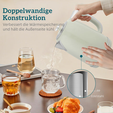 Sada rychlovarné konvice a toustovače, LED displej, 1.7L, 2200W, šedá