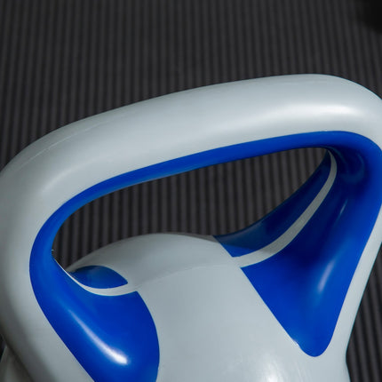 Kettlebell 12 kg, modrá, pro silový trénink a fitness