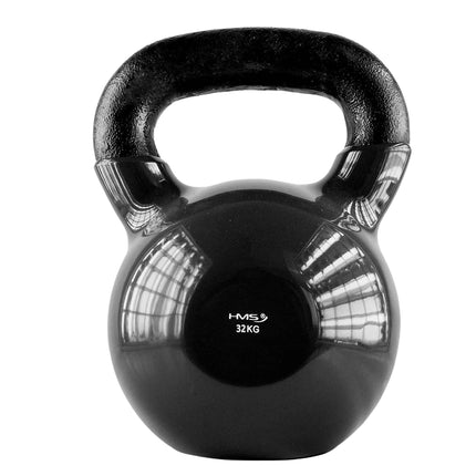 Kettlebell 32 kg litinový – černá