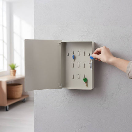 Skříňka na klíče, magnetické zavírání, pro 9 klíčů