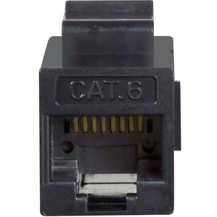 Keystone konektor Cat6 UTP 2xRJ45 černá