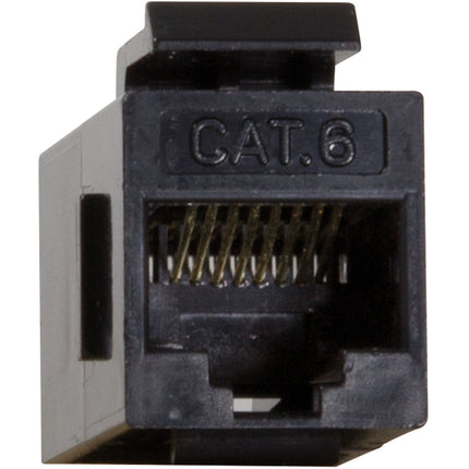 Keystone konektor Cat6 UTP 2xRJ45 černá