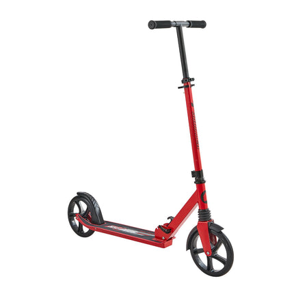 Kick Scooter, 2-Wheel Foldable, Adjustable, 220 lb, Red